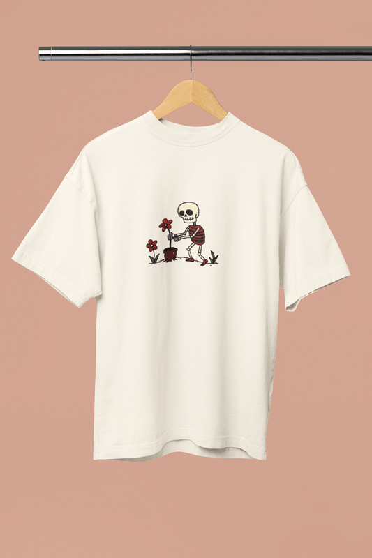 Oversized t-shirt - Flower