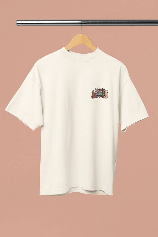 Oversized t-shirt - Poker